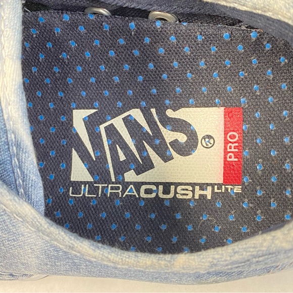 Vans Chima Ferguson Pro Acid Wash Light Navy Canvas Skate Shoes; Men’s Size 8.5 - Picture 14 of 16